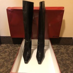 Black Leather Boot